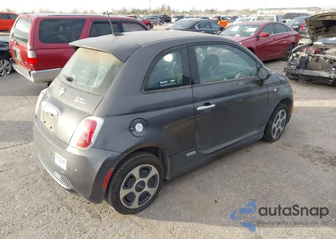 2017 Fiat 500E Battery Electric from USA, damaged, VIN 3C3CFFGE1HT547880